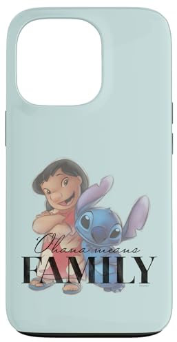 iPhone 13 Pro Disney 100 Anniversary Lilo & Stitch D100 Quote ‘Ohana Case
