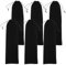 FRCOLOR 6pcs Heat Resistant Curling Iron Bags Portable Flannelette Storage Pouches for Hair Styling Tools Travel Bag for Curling Iron Hair Straightener Blow Dryer Present for