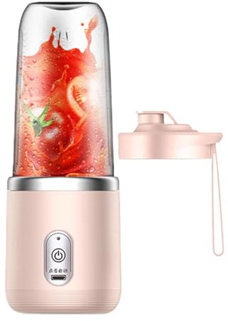Licuadoras Sandía, Licuadora de Batidos y Jugos, Exprimidor Portátil, Licuadoras Para Batidos, Exprimidor de Frutas, Recargable Por USB con 6 Cuchillas, Licuadoras Pequeñas, Mezclador Licuadoras