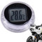 Motorrad Thermometer Motorrad, 2 In 1 Auto Thermometer IP64 Wasserdichte Motorrad Aufklebbare 28mm Temperaturmessgerät Temperatur Luftfeuchtigkeitsmesser