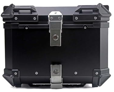 OPBVXQ Motorrad Topcase für Kawasaki Versys 1000 VERSYS1000, Motorradkoffer Wasserdicht Motorrad Top Box Topcase für Roller wasserdichte Motorrad Heckbox Tragbares, 55L-Black