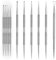 Dotting Tools,6 Pcs Professional Ball End Nail Art Tools Nail Art Brushes Kit Nail Design Tools Stailess Steel Dotting Pen Tool Rhinestone Picker Tool Pottery Tools Polymer Clay Tools (Silver)