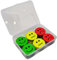 90 Smileys Magnet-Set (Durchmesser 2,5cm): 30 fröhliche grüne, 30 neutrale gelbe & 30 traurige rote Smileys – Ideal für kreative Kommunikation in Schule, Job & Alltag