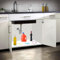 Evotrade Protection de sous-sol de cuisine en aluminium, sous-câble de base (dimensions au choix 562 mm, 862 mm ou 1162 mm) avec support | Fabriqué en Italie (1162 x 530)