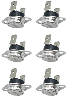 6 Pack DC47-00016A Dryer Thermal Fuse Thermostat Assembly - Compatible For Samsung AP4201894 PS2038378 - Dryer Parts