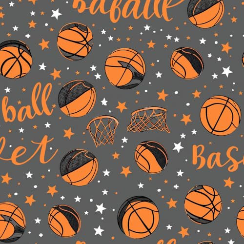 JIAOQSS Peel and Stick Wallpaper Basketball Theme Self Adhesive Wallpaper Removable Waterproof Sticky Back Wallpaper for Cabinet Wall Bedroom