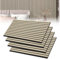 Froadp Akustikpaneele 4er Set Holz-Furnier Akustische Wandpaneele 120 x 60 cm Wandverkleidung Zuschneidbare Lamellenverkleidung Holz-Akustikplatten für Wohnzimmer Studio Büro, Holzfarbe