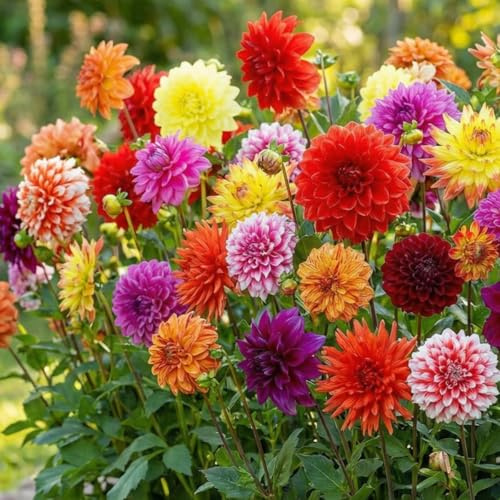 Dahlien Knollen Winterhart - 5 Zwiebeln - Cut Flower Kollektion