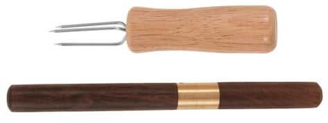 CONGARTENO 2 Stück Moxibustion Stick Verlängerung mit Holzgriff Wiederverwendbar und Hitzebeständig für Präzise Anwendung und Verbesserte Durchblutung bei Sicherer Heimtherapie