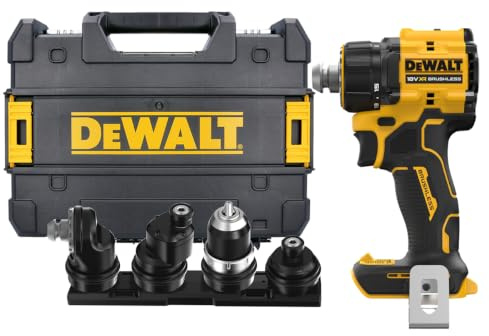 DEWALT DCD803NT 18V XR Cordless Brushless Multi-Head Drill Driver with Carry Case (Body Only)