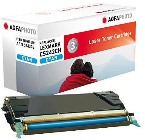 AgfaPhoto APTL5242CE Toner für Lexmark C524, 7000 Seiten, cyan