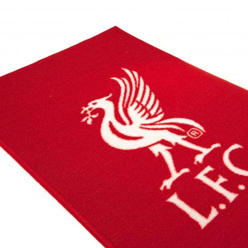 Liverpool F.C. Rug- bedroom rug- approx 80cm x 50cm- 100%Polyamide- machine washable- on a header card- Official Football Merchandise