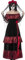 Smiffys Kostüm Tag der Toten Braut, mit Kleid und Rosenschleier