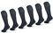 POMPEA Set Calze Uomo 6 Paia Filo di Scozia Assortito Lungo/Corto (6 Paia Blu Lungo - 39/41)