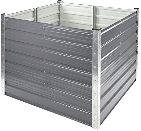 Metall Hochbeet Gartenbeet Pflanzbeet Blumenbeet Garten Beet Rosendaal anthrazit