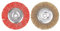 Baricus Bürstenset für Akku-Fugenkratzer, Fugenreiniger - 2 teilig - 1x Drahtbürste - 1x Nylonbürste QV90155