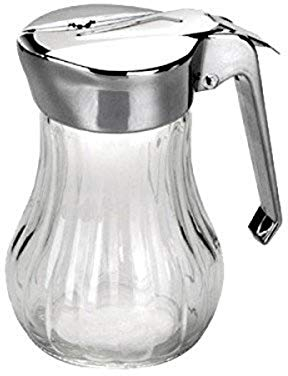 Ibili DISPENSADOR DE Miel, Stainless Steel, Transparente/Plateado, 8 x 8 x 15 cm