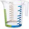 Rotho Domino Messbecher 0.3l mit Skala, Kunststoff (PP) BPA-frei, transparent, 0,3l (12,3 x 8,6 x 10,5 cm)
