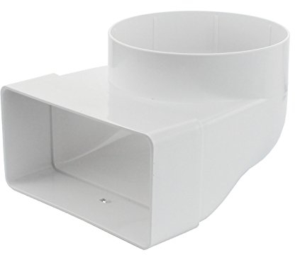 MKK - 18320 - Kanal Rohrverbinder 90° Systeme Flachkanal 60x120 Dunstabzugshaube Lüftung