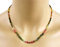 Turmalin Kette – Collier mehrfarbig, oval, 38,50 Karat