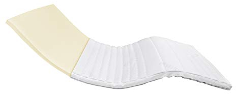 AM Qualitätsmatratzen Visco Topper 120x200cm H2 - Made in Germany - Oeko TEX zertfizierter Memory Foam Topper 120x200 mit Lyocell Bezug - Druckentlastende & viscoelastische Matratzenauflage 120x200