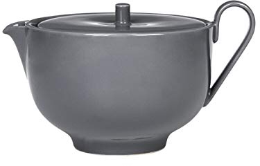 blomus -RO- Teekanne, eleganter Grauton, bruch- und kratzfest, spülmaschinengeeignet, 1100ml, Farbe Sharkskin (64013)