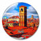 Italy Architecture Venice Fridge Magnet Decorative Magnet Tourist City Travel Souvenir Collection Gift Strong Refrigerator Sticker
