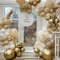 Ballon Girlande Beige, Boho Beige Ballon Girlande Set mit Natursand Gold Weiß Ballongirlande Ballons Deko für Geschlechtsoffenbarung Baby Shower Hochzeit Geburtstag Verlobungs Party Dekorations