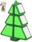 FunnyGoo Cubo de árbol de Navidad Forma de árbol de Navidad Juegos de Rompecabezas de Navidad Decoraciones de Juguete