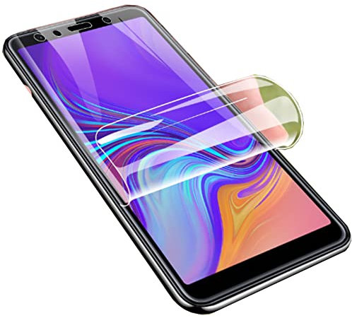 Film hydrogel 2 pcs pour Samsung Galaxy J6+ Plus 2018 6.0 Haute Sensibilité Flexible Protecteurs d'écran d'empreintes Digitales déverrouiller Antidéflagrant Pas de Verre Trempé