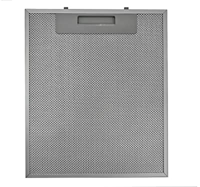 eRicambi, Filtro Metallico per Cappa Compatibile con Faber, Dimensioni 253x300 (mm), Performance Filter, Pratica Maniglia di Sgancio a Innesti Rinforzati