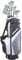 FAZER - CTR25 - Ladies Oversized Stainless Steel Soft Grip Half Package Golf Club Set - 3 Irons, 1 Putter, 1 Hybrid Club, 1 Fairway Wood - Waterproof Golf Set - Grey - Right Handed