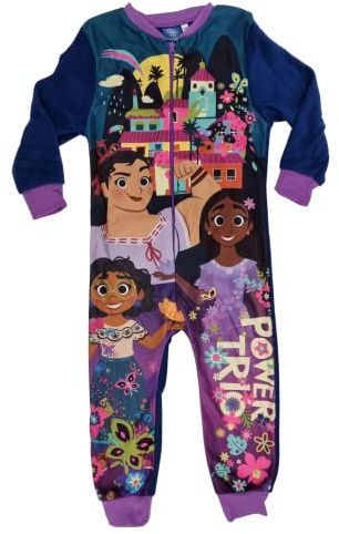 Disney Encanto Fleece Onesie, Sleepsuit Pyjama, Age 3-10yrs