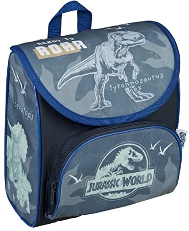 Scooli Jurassic World CUTIE Vorschulranzen mit Tragegriff, abnehmbare Brustgurt, gepolsterte Träger, Leichtgewicht, Rucksack Kindergarten ca. 6,5 Liter Kinderrucksack für Kita