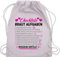 Shirtracer Turnbeutel Rucksack - JGA Junggesellenabschied Frauen - Braut Aufgaben I Mutprobe Checkliste - Unisize - Pastell Rosa - bride stoffbeutel brauttaschen bachelorette party aufgabe beutel