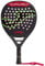 Joma Páde Pala con Marco 100% Carbono - Tournament, Negro Rojo