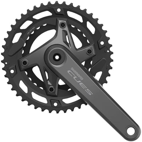 SHIMANO Crankset 9/10-speed Kurbeln, Mehrfarbig (Mehrfarbig), Einheitsgröße