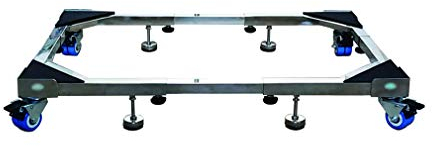 YHJZSM Washing Machine Stand Base Fridge Freezer Wheels Heavy Duty Universal Fridge Freezer Trolley Width 53-83cm Washing Machine Base Stand Movable Dryer and Refrigerator Base Bracket Do