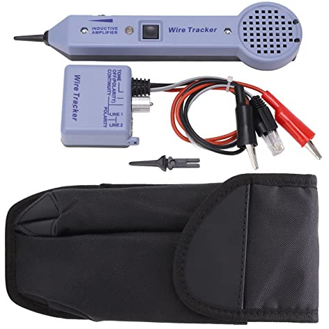 Cable Tracker, Kabelfinder Kabeltester Leitungssucher, Kabel-Tracer und Tongenerator, Multifunctional Netzwerktester Kabeltester zum Suchen und Verfolgen, Kabel-Tracer für Netzwerkkabel-Tester