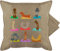 Shirtracer Kissenbezug - Hunde - Kissen - Dackel Yoga Dackel Lustig - 50 x 50 cm - Beige Natur - Hund kissenhülle Geschenk für Hundebesitzer dackelmotiv kissenbezüge mit hundemotiv kuschelkissen