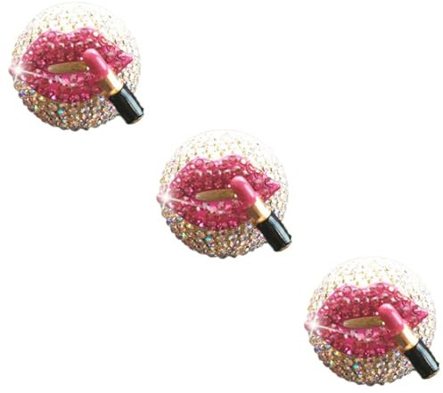 ABOOFAN 3 Stücke Mini Auto Air Vent Clip Mit Strass Lip Design Auto Parfüm Clip Für Auto