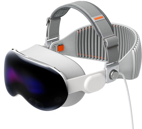 Spigen DR210 Gepolsterter Kopfband Entworfen für Apple Vision Pro VR HeadStrap - Charcoal Gray