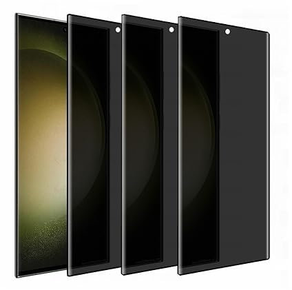 3 Pièces Anti-Espion Verre Trempé pour Samsung Galaxy S10 5G, 9H Dureté Film de Protecteur D'écran de Confidentialité pour Samsung Galaxy S10 5G - Anti-Rayures, Facile à Installer