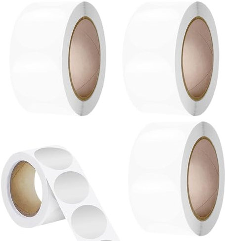 Armastuse 3 Rollo pegatinas impermeables recipientes tarros de cocina,Cocina Etiquetas Impermeable, Pegatinas para tarros, pegatina,25 mm, 1500 unidades