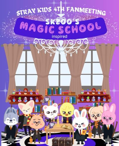 Stray Kids SKZOO Magic School 4th Fan Meeting Inspired Composition Notebook, 100 college lined page: Stray Kids Everywhere All Around The World, You Make Stray Kids STAY!