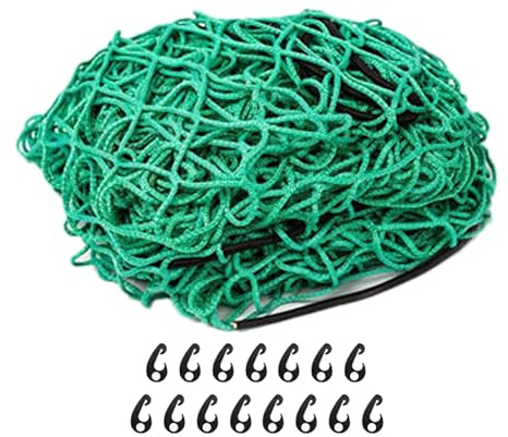 ALI2 2m x 3 m Anhängernetz,Anhänger Netz Mit 15 Haken Aus Kunststoff Und Elastischem Kordel,Netz Für Anhänger,Netz Anhänger,Abdecknetz Für Anhänger(2m x3 m)