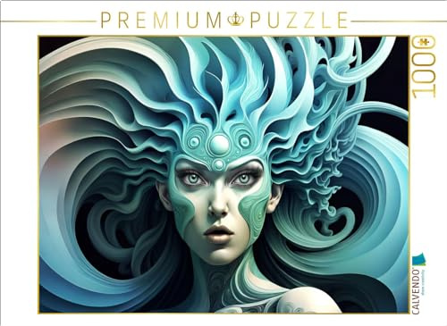 Puzzle · Neptunschönheit | Ein Motiv aus dem Kalender Fantasie Universum Schönheiten · 1000 Teile · Lege-Größe 64 × 48 cm · CALVENDO Puzzle