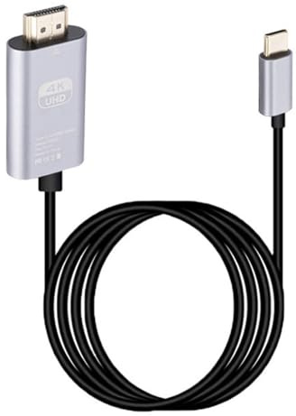 Hsthe Sea Typ-C-auf-HDMI-Kabel, 2 Meter, 4K60Hz HD-Adapterkabel kann zum Verbinden von Spielekonsolen, Mobiltelefonen, Tablets, Laptops und anderen Geräten verwendet werden