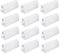 HDGSAFD Lot de 12 pinces à nappe en plastique transparent - Fixation de nappe - Pour l'extérieur, les réunions de pique-nique et le camping