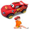 BJPERFMS Cars Kuscheltier, 17CM Lightning McQueen Plush, Auto Cartoon Plüsch, Cars McQueen Plüschtier, Kleine Mc Queen Auto Plüschtier, Cars Kissen für Kinder Fans Geburtstag Weihnachten Geschenke